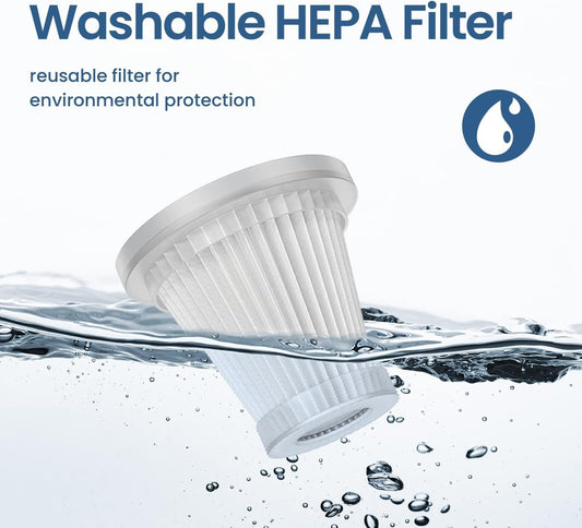 Car Vacuum Cleaner 2 in 1 with 3 Attachments & Blower