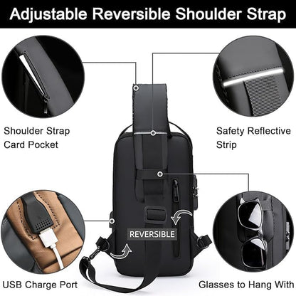 Sling Bag For Men CrossBody Backpack For Men Women
