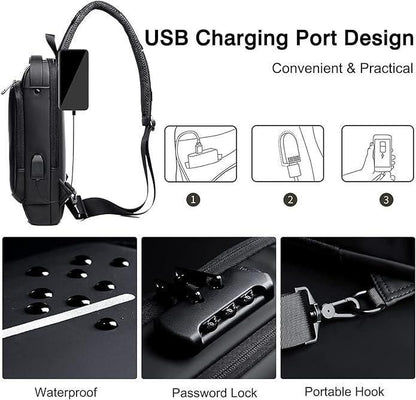 Sling Bag For Men CrossBody Backpack For Men Women