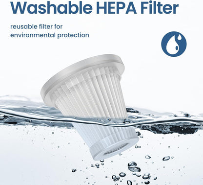 Car Vacuum Cleaner 2 in 1 with 3 Attachments & Blower