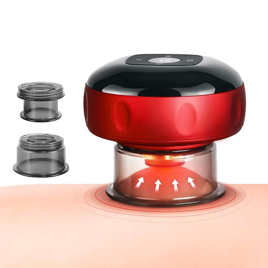 5-in-1 Electric Cupping Kit for Pain Relief with Red Light Therapy
